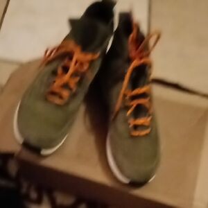 Nike Olive Green High-Top Sneakers